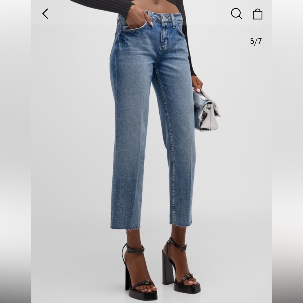 Lagence Milana cropped straight leg jeans size 31 NWOT